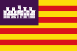 Bandera de Illes Balears / Islas Baleares